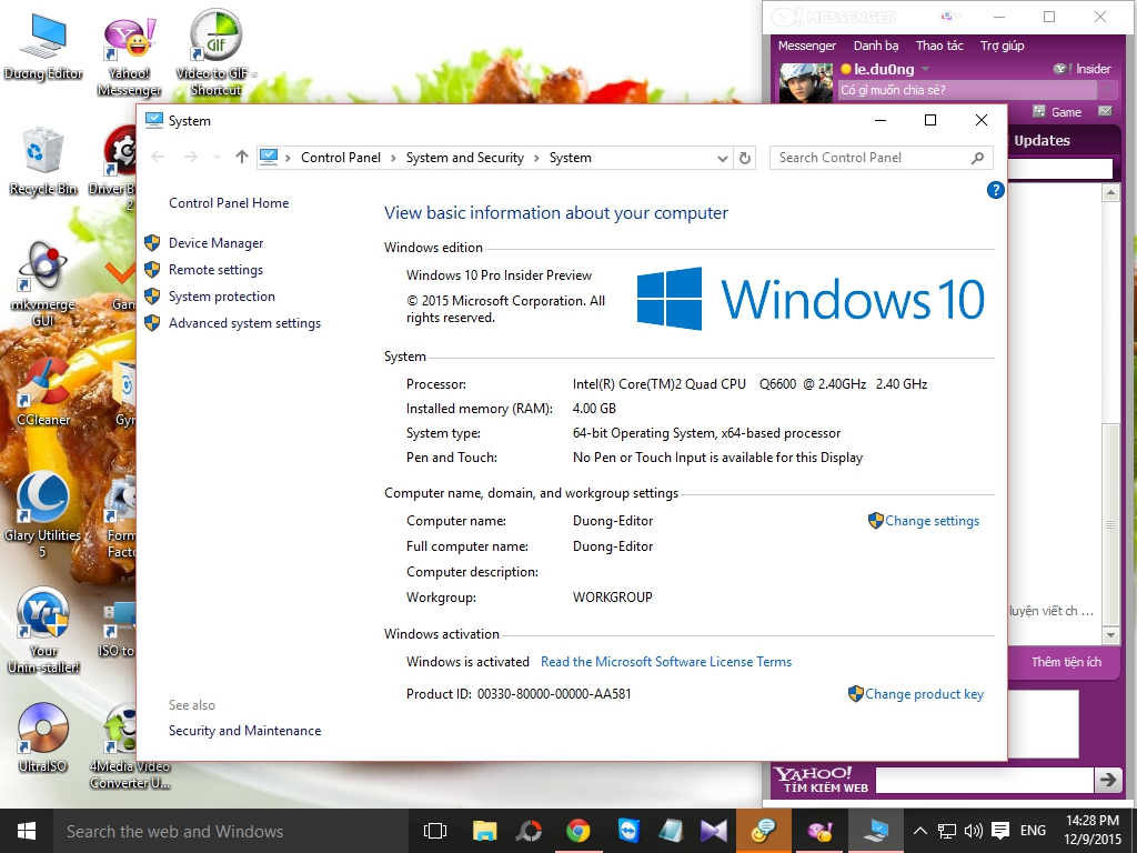 Windows 10 32 Bit Ram